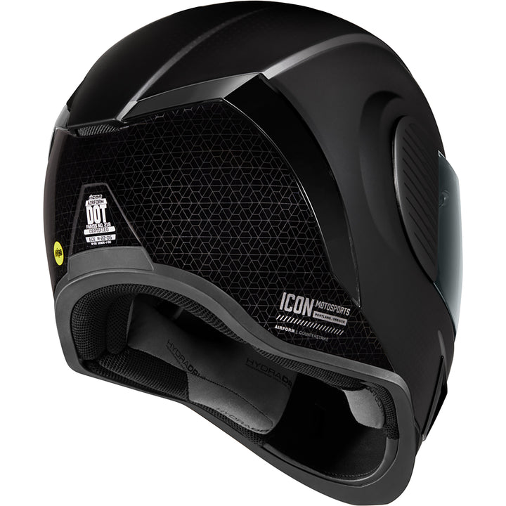 ICON Airform™ Counterstrike MIPS® Helmet Black - Rear Right Side View