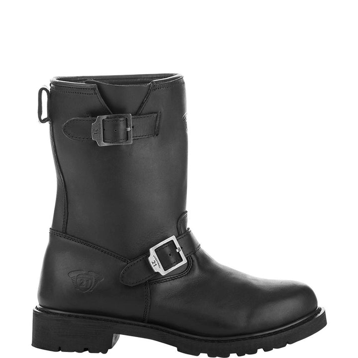 Highway 21 Primary Low Engineer Boot Black - Outer Side View