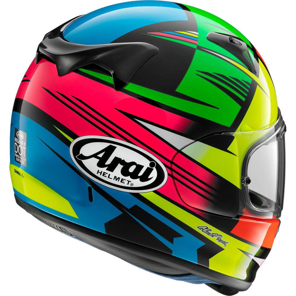 Arai Regent-X Rock Helmet Multi - Rear Side View