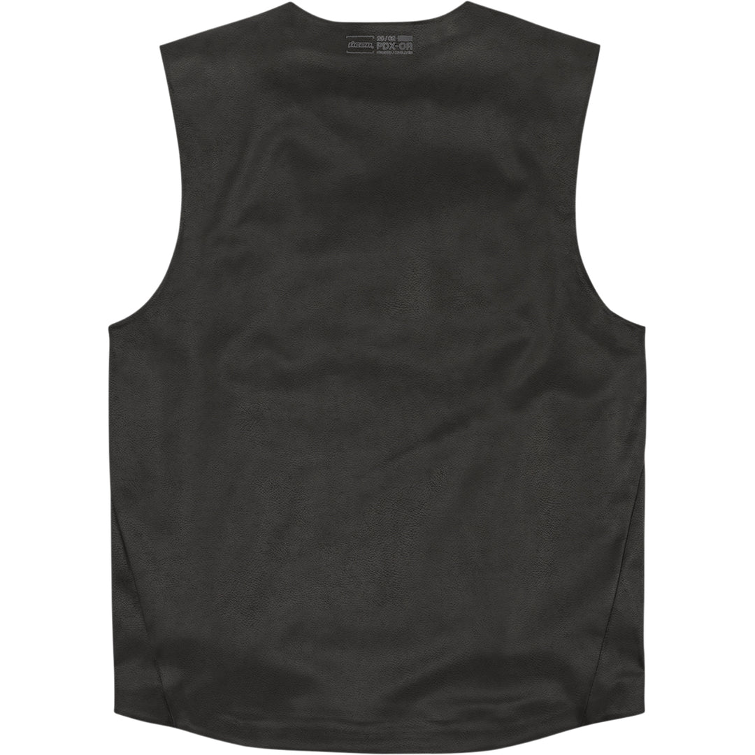 ICON Backlot Vest Black - Rear View