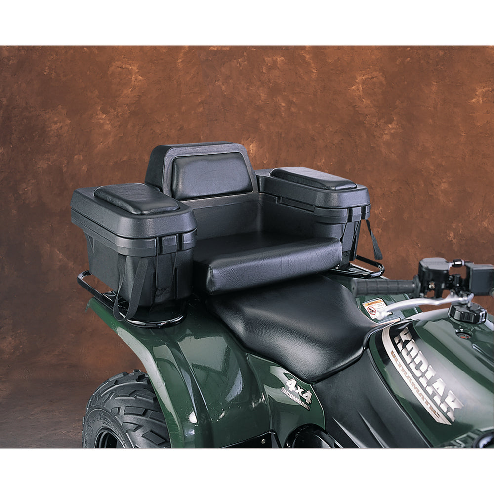 MOOSE UTILITY Executive Storage Trunk - Front Side View of Seat Conversion Installed on ATV