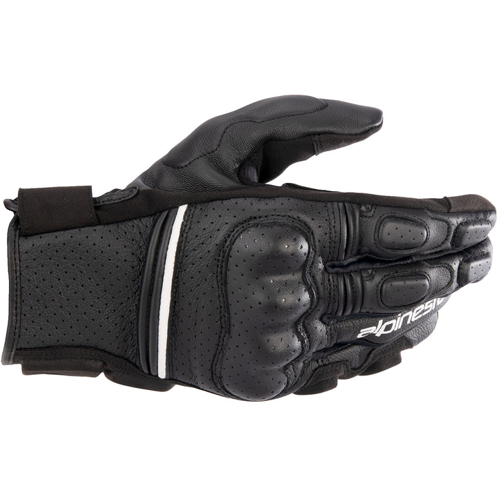 Alpinestars Phenom Air Gloves Black/White - Back of Hand View