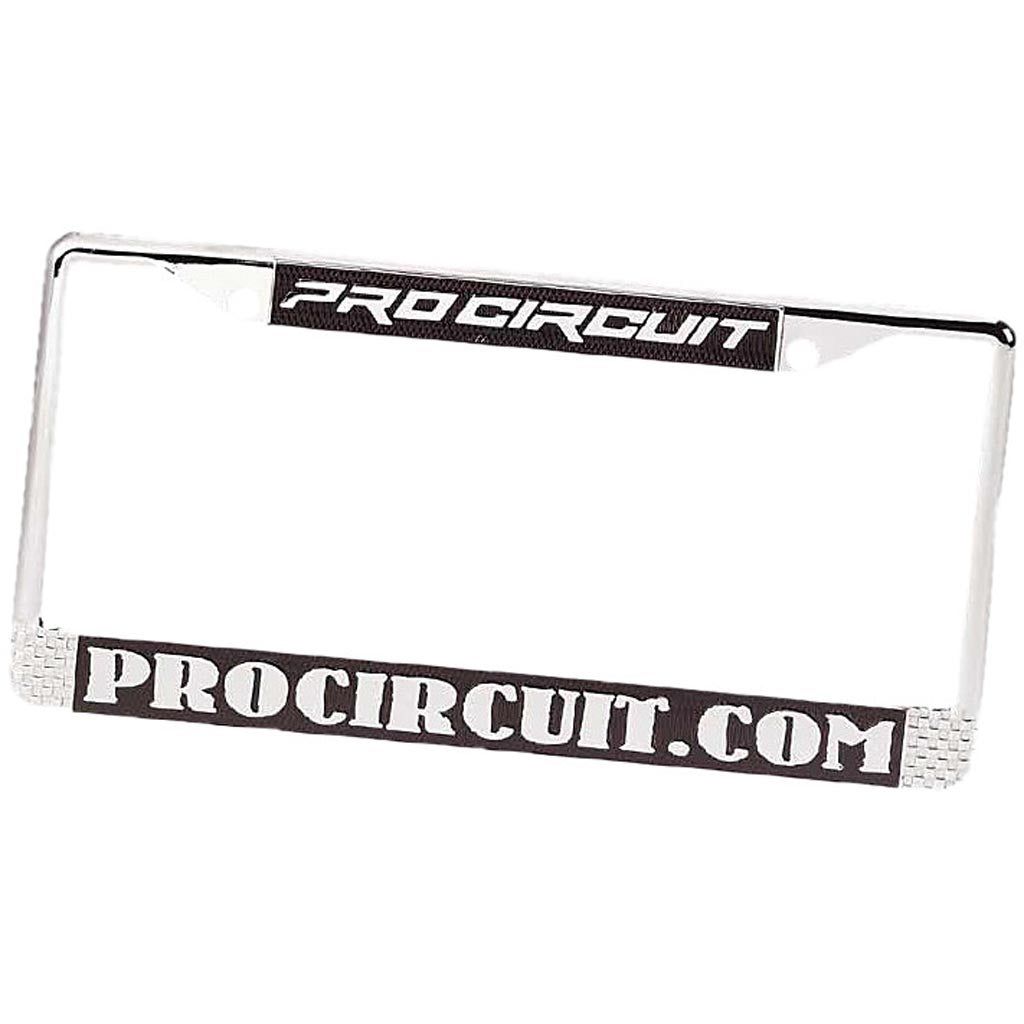 Pro Circuit Racing Intl. License Plate Frame (Chrome)