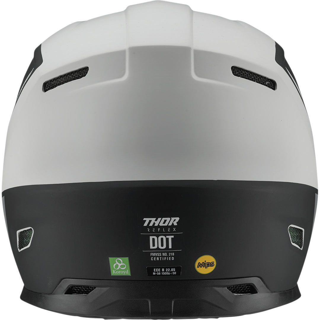 THOR Reflex Apex MIPS® Helmet Acid/Gray - Rear View
