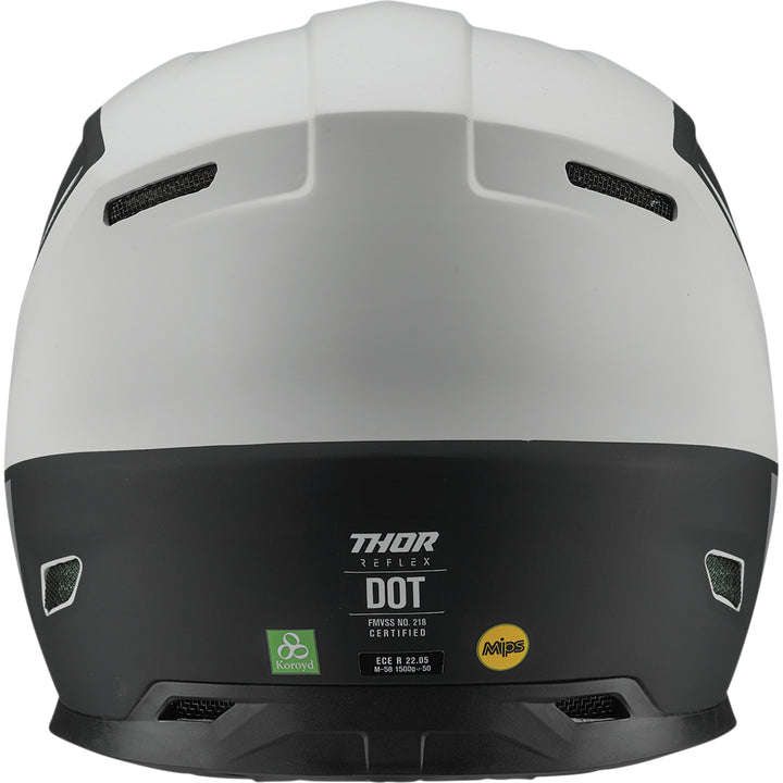 THOR Reflex Apex MIPS® Helmet Acid/Gray - Rear View
