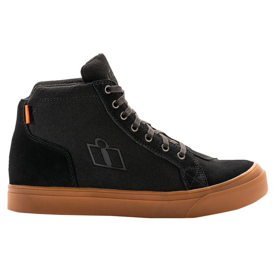 ICON Carga Boots Black - Outer Side View