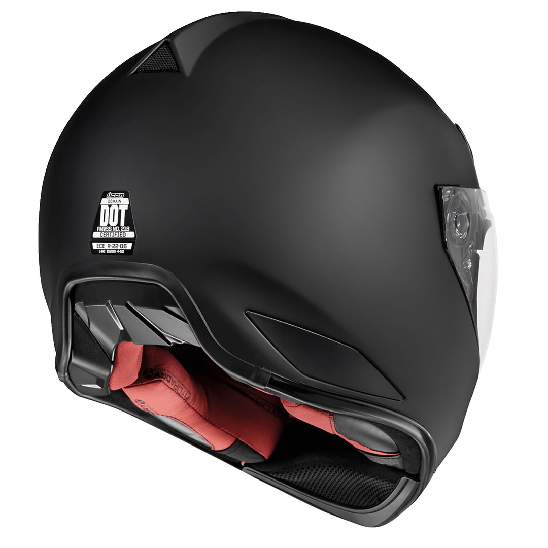 ICON Domain™ Rubatone Helmet - Rear Right Side View