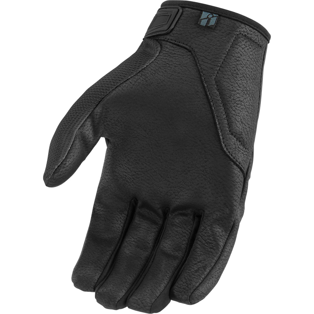 ICON Hooligan CE Gloves Black - Palm View