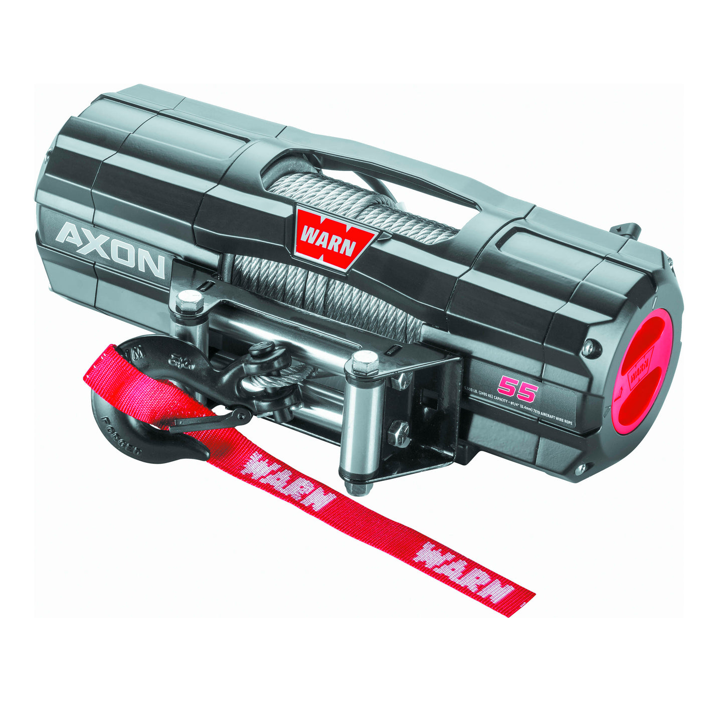 Warn Axon 5500 Winch With Wire Rope