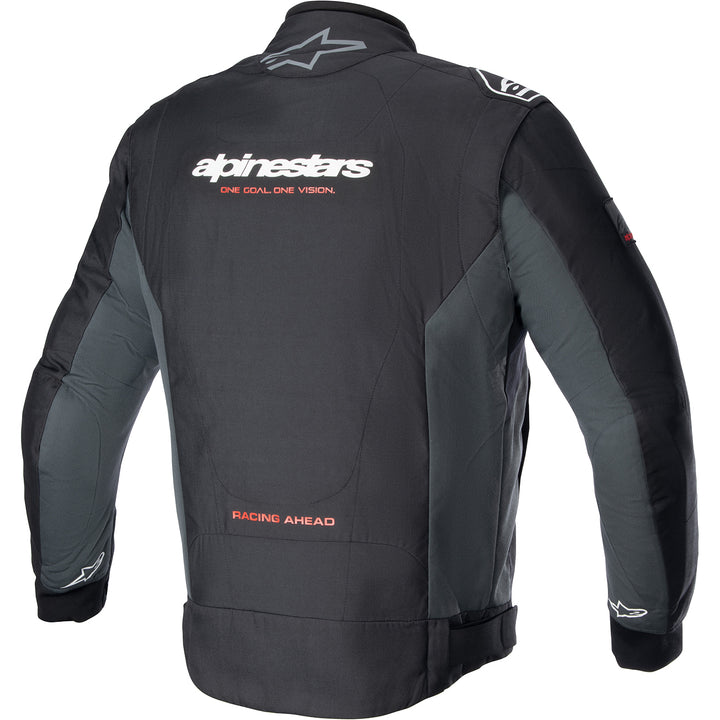 Alpinestars Monza Sport Jacket Black/Gray - Rear View
