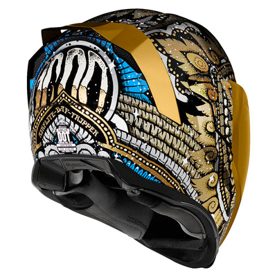 ICON Airflite™ Daytripper Helmet Gold - Rear Right Side View