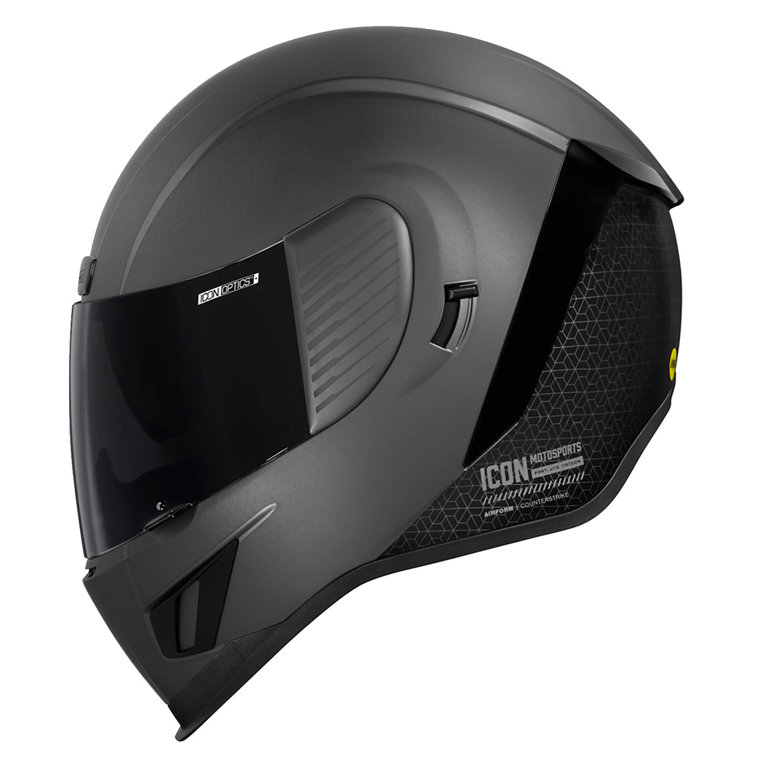 ICON Airform™ Counterstrike MIPS® Helmet Silver - Left Side View