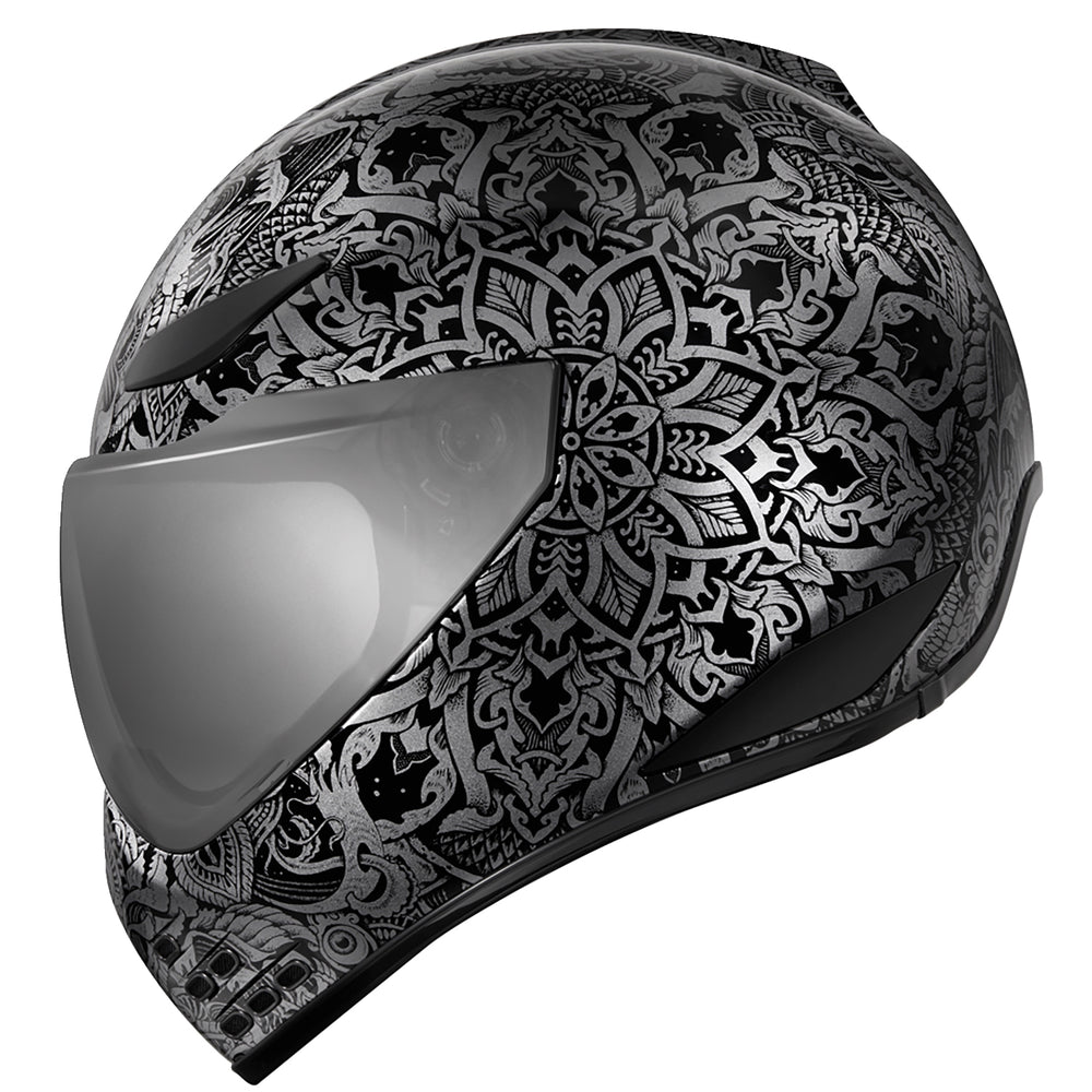 ICON Domain™ Gravitas Helmet Black - Left Side View