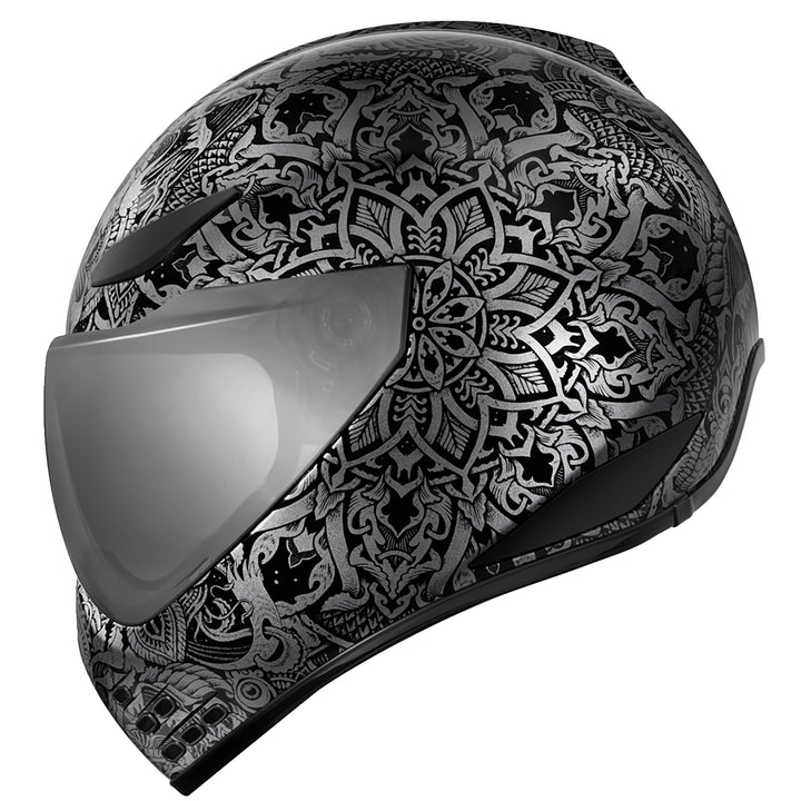 ICON Domain™ Gravitas Helmet Black - Left Side View