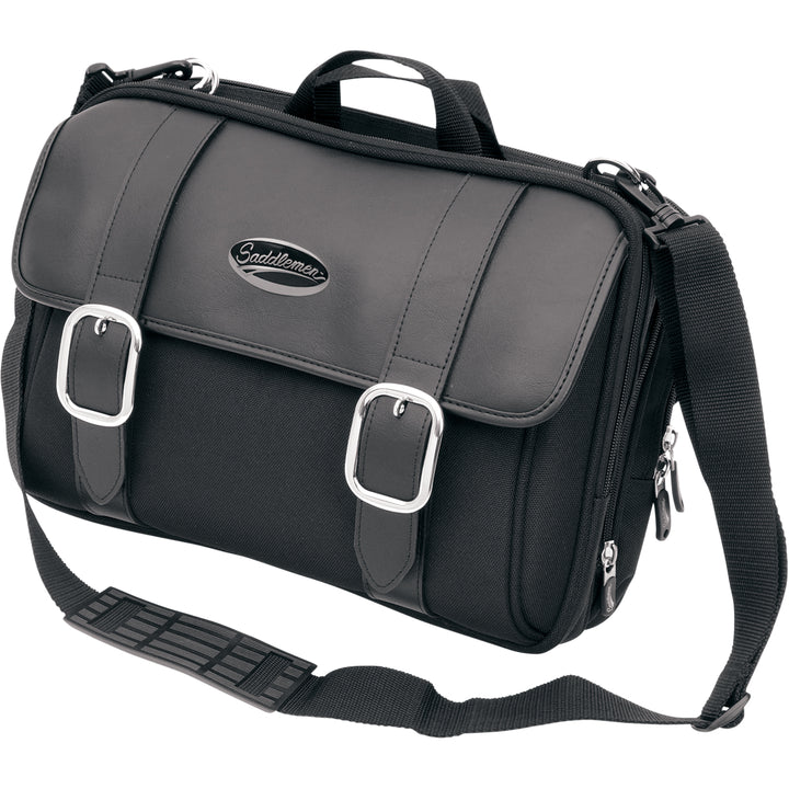 SADDLEMEN S3200DE Deluxe Sissy Bar Bag - Front View