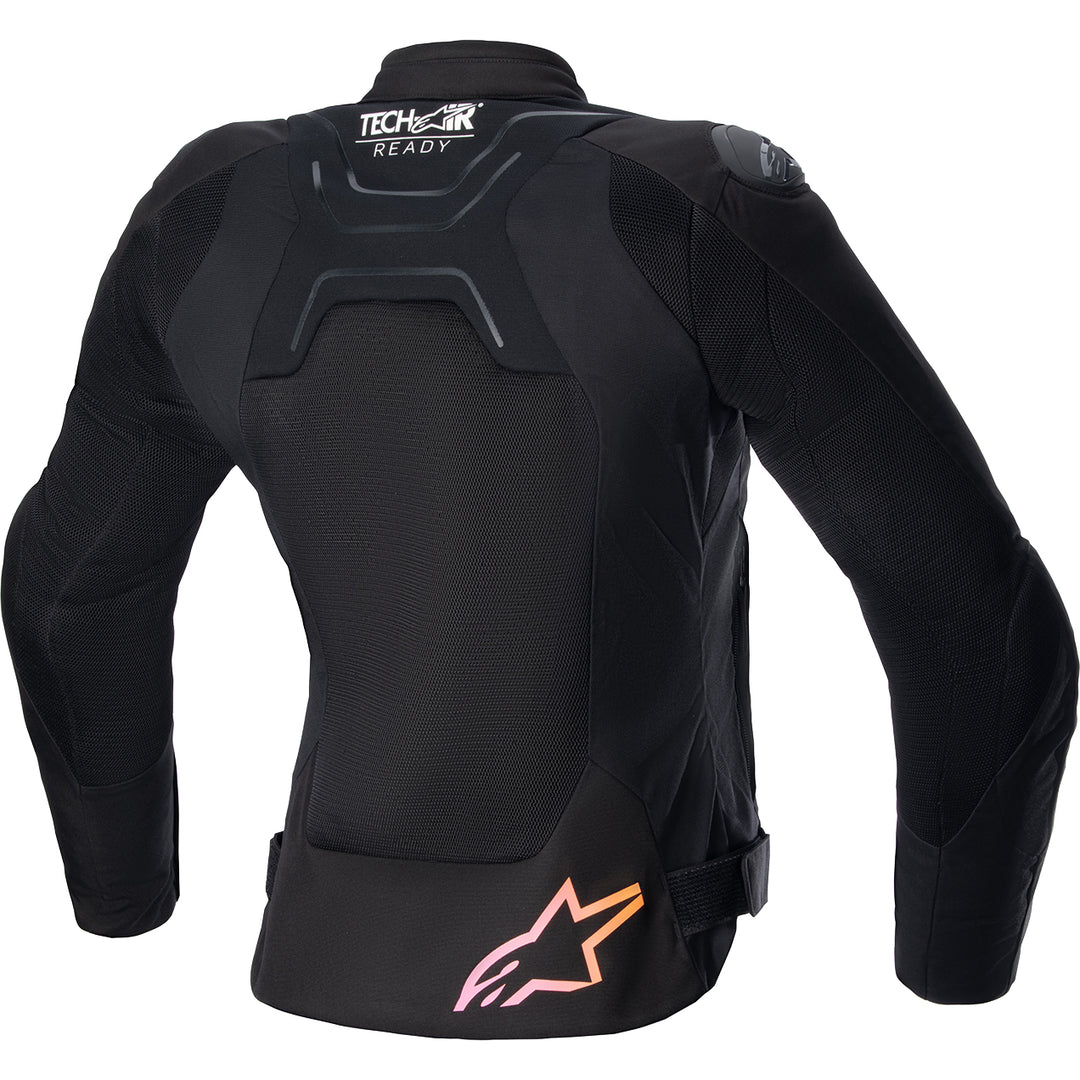 Alpinestars Stella SMX Air Jacket Black/Yellow/Pink - Rear View