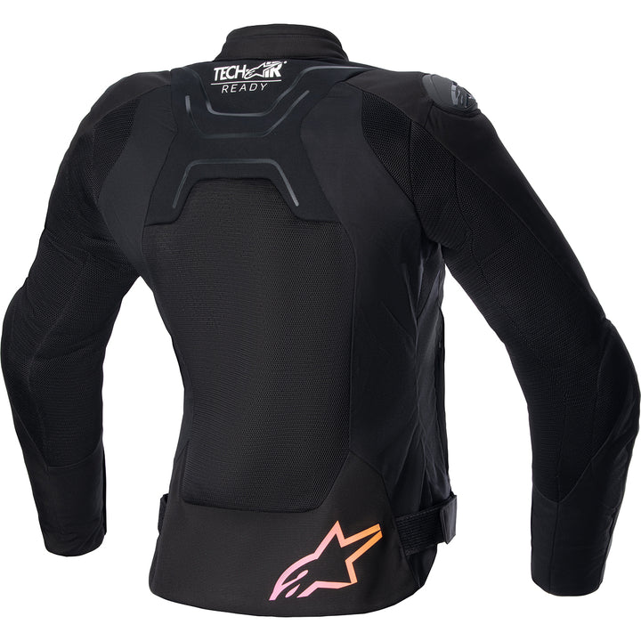 Alpinestars Stella SMX Air Jacket Black/Yellow/Pink - Rear View