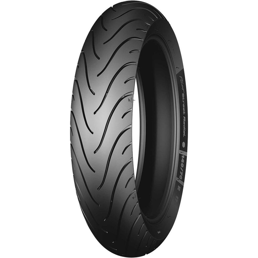 Michelin Pilot Street Radial Tire Rear - Angled Side View