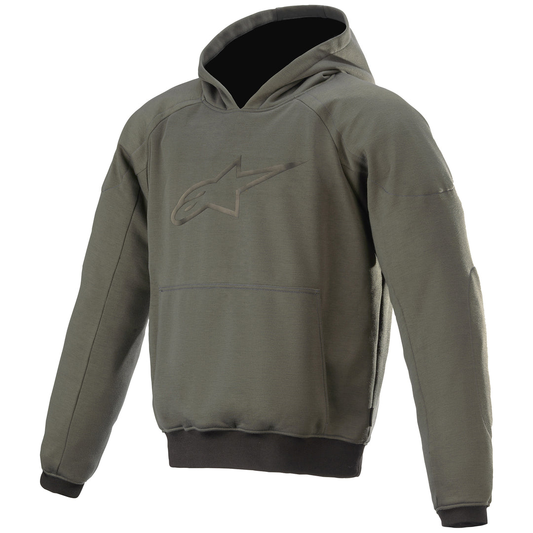 Alpinestars Ageless Hoodie Military Green/Melange - Front View