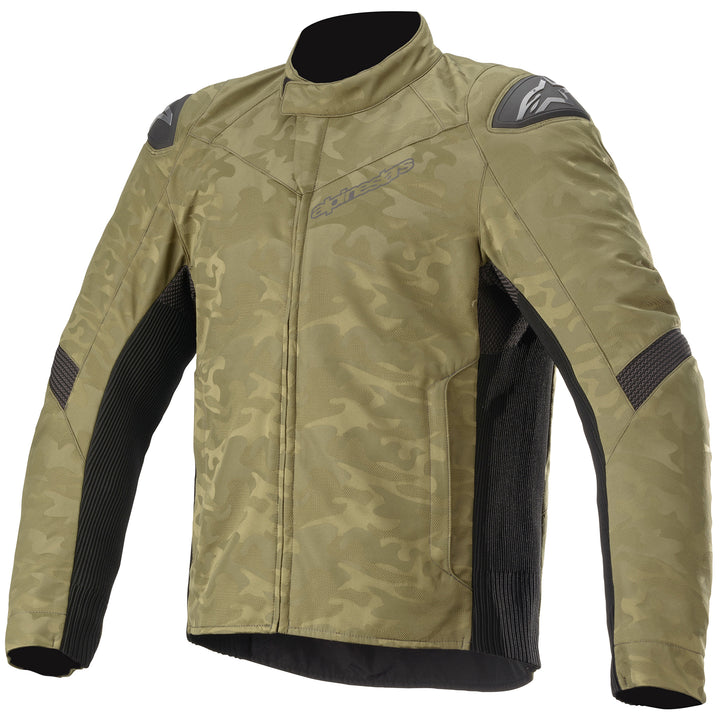 Alpinestars T SP-5 Rideknit Jacket Military Green Camo/Black - Front View