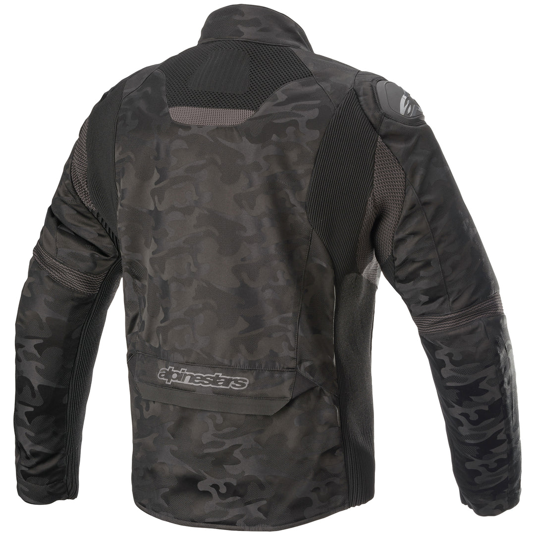 Alpinestars T SP-5 Rideknit Jacket Black Camo - Rear View