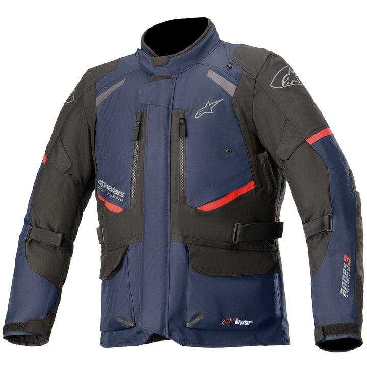 Alpinestars Andes v3 Drystar Jacket Dark Blue/Black - Front View