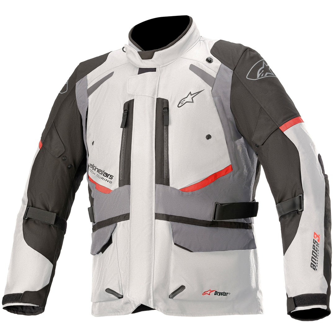 Alpinestars Andes v3 Drystar Jacket Ice Gray/Dark Gray - Front View