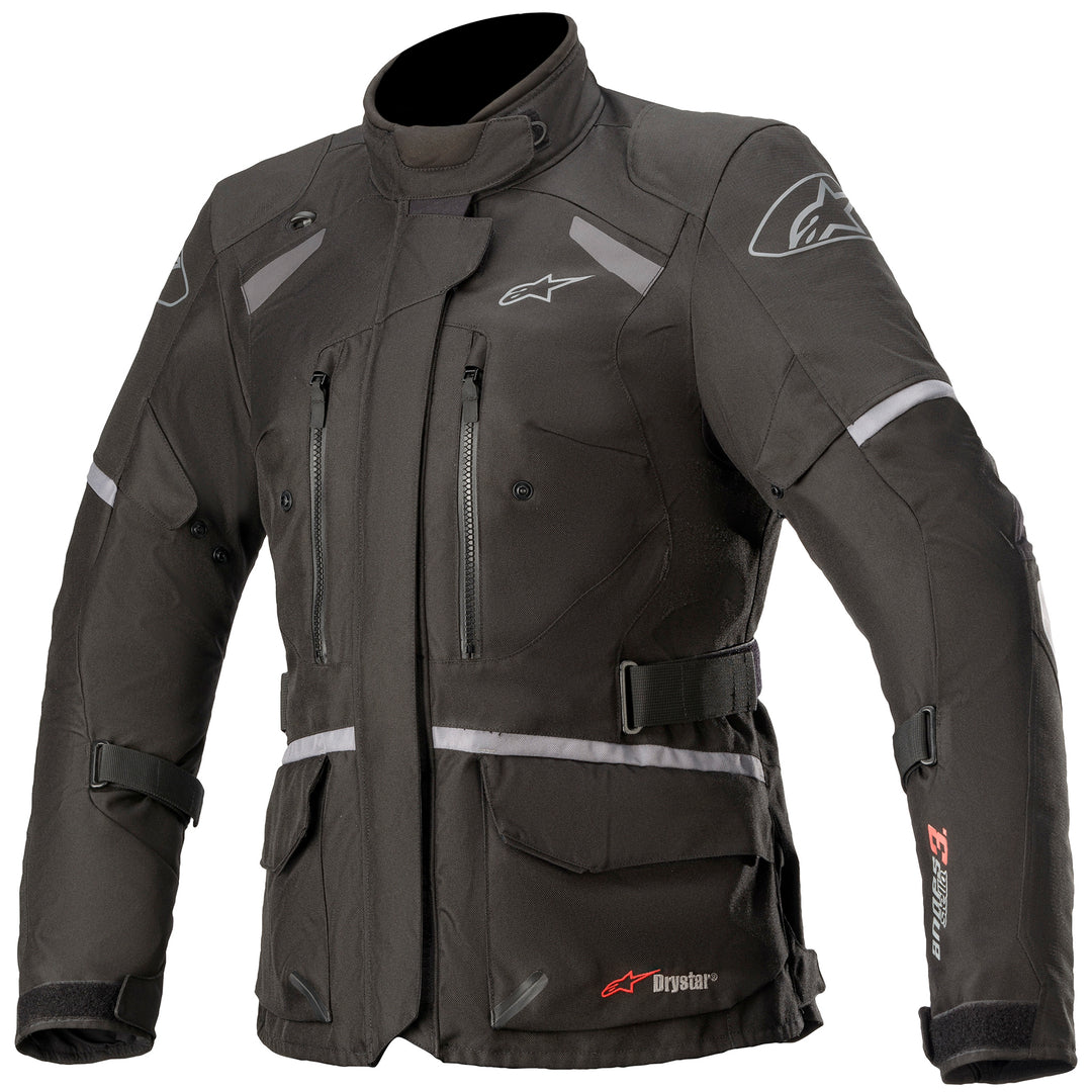 Alpinestars Stella Andes v3 Drystar Jacket Black/Dark Gray - Front View