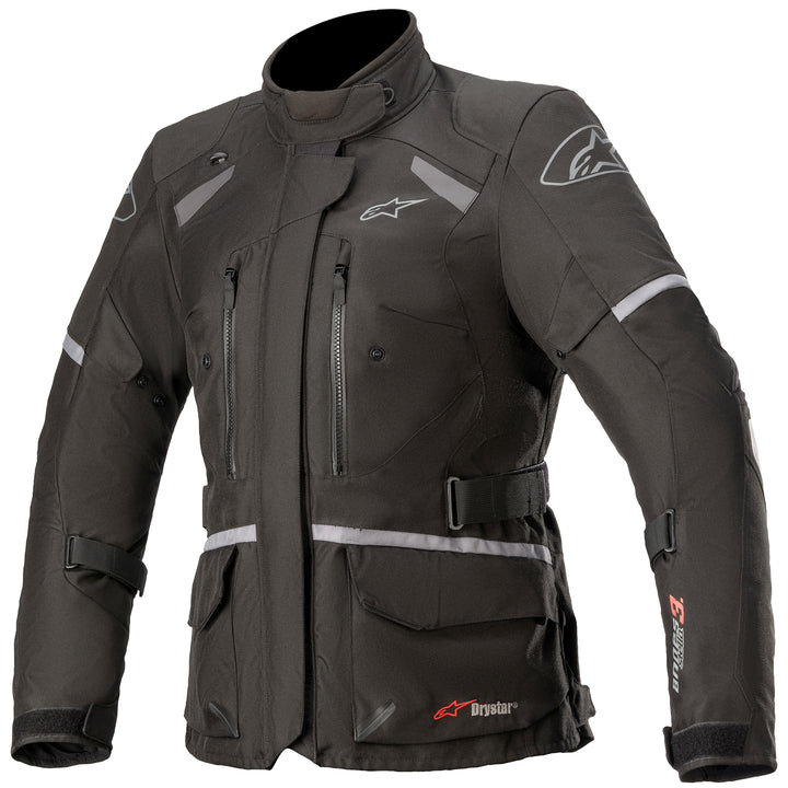 Alpinestars Stella Andes v3 Drystar Jacket Black/Dark Gray - Front View