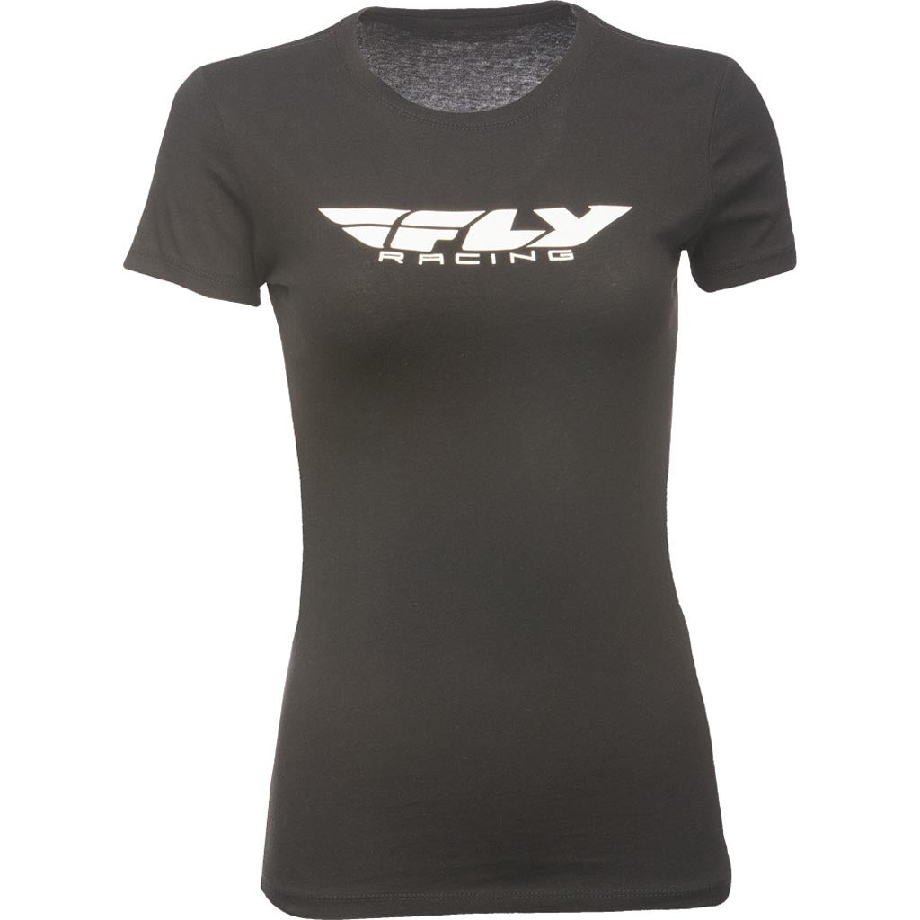 Fly Corporate Womens Tee Black - Front View