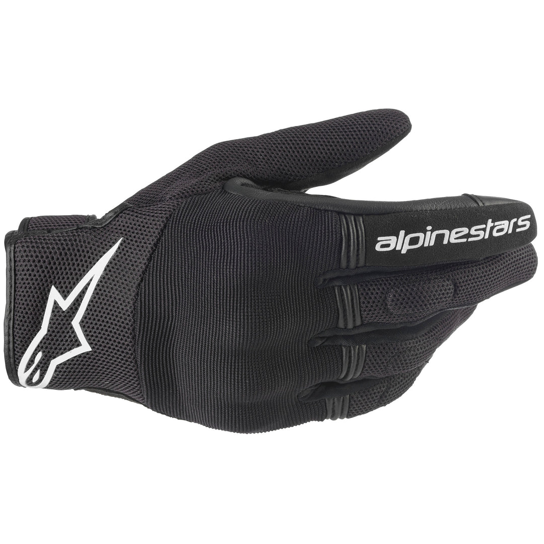 Alpinestars Copper Glove Black/White - Back of Hand View