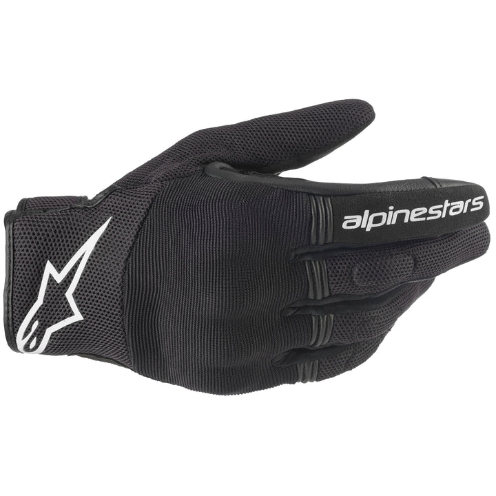 Alpinestars Copper Glove Black/White - Back of Hand View
