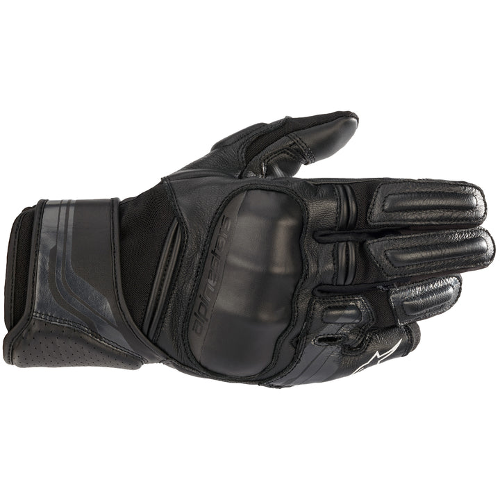 Alpinestars Booster v2 Gloves Black/Black - Back of Hand View