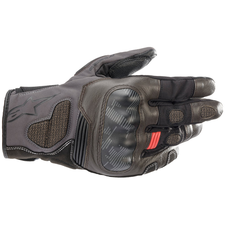 Alpinestars Corozal v2 Drystar Glove Black/Brown/Dark Gray - Back of Hand View