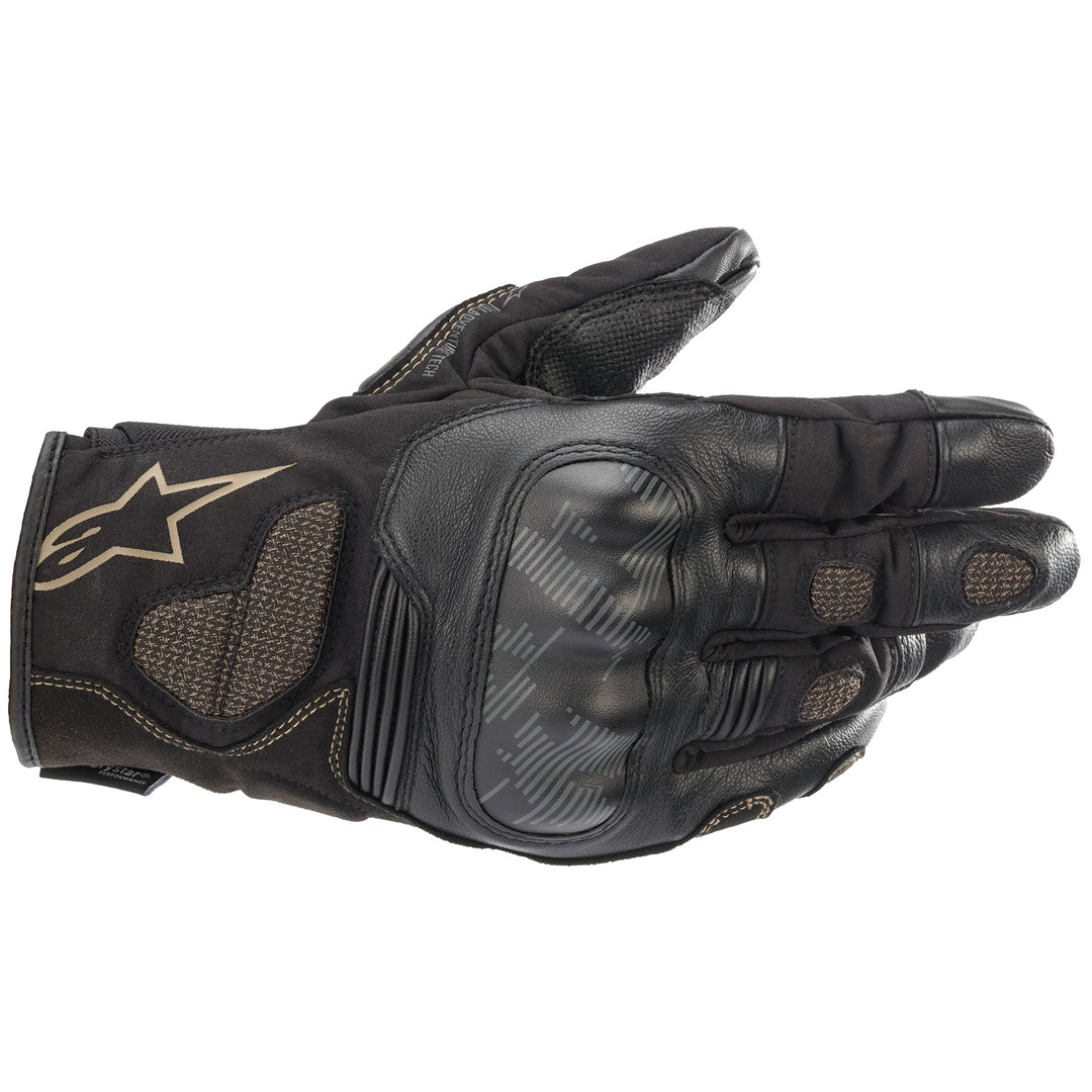 Alpinestars Corozal v2 Drystar Glove Black/Sand - Back of Hand View