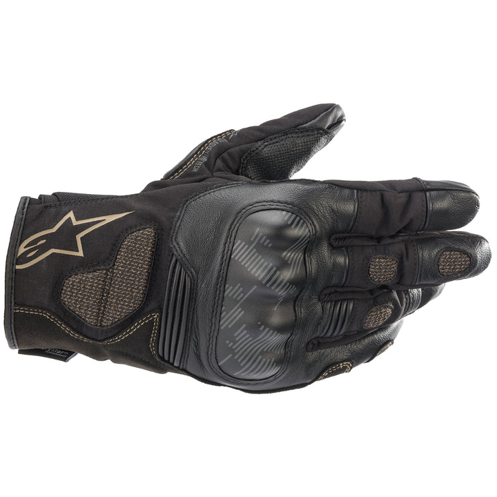 Alpinestars Corozal v2 Drystar Glove Black/Sand - Back of Hand View