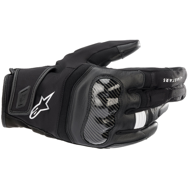 Alpinestars SMX-Z Drystar Glove Black - Back of Hand View