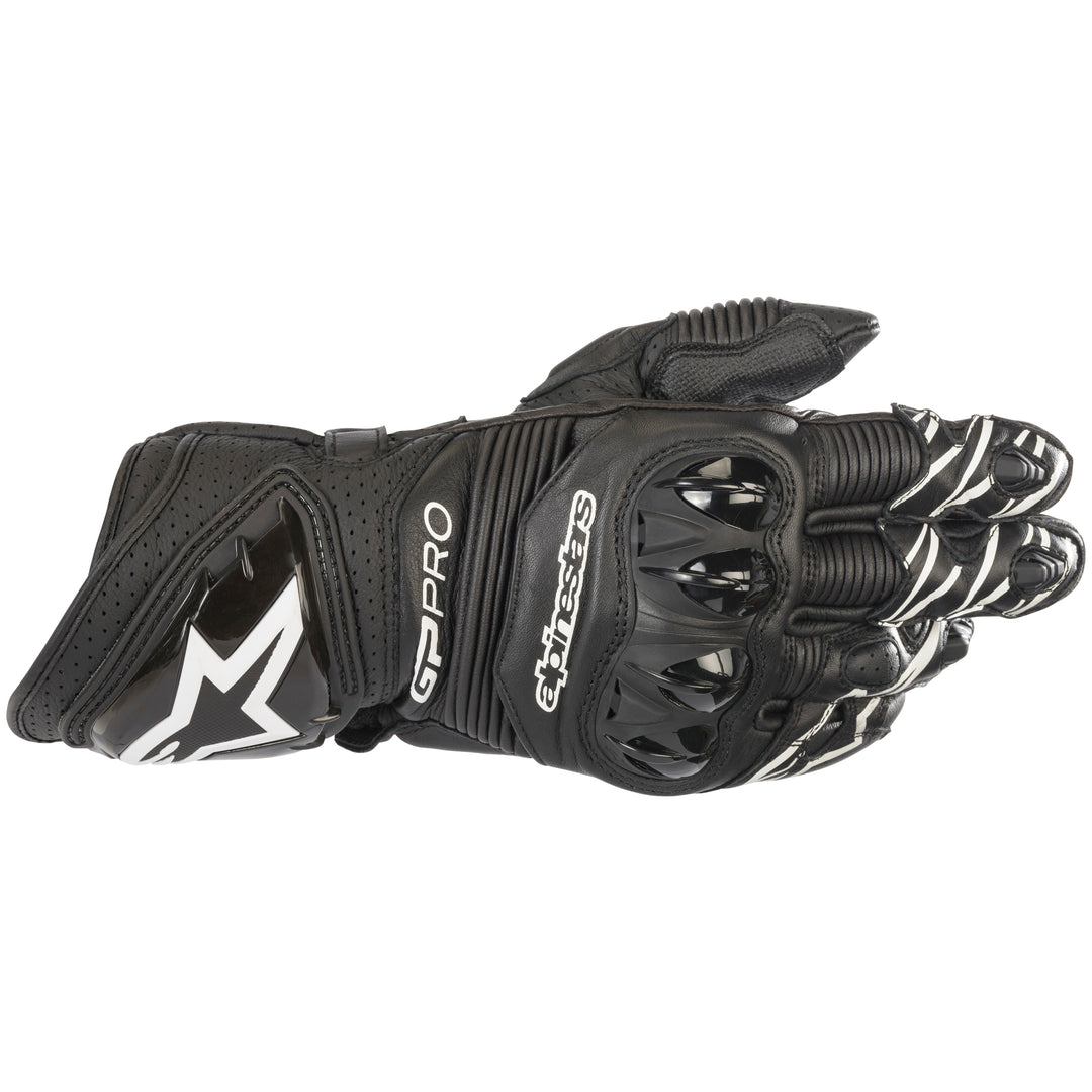Alpinestars GP Pro RS3 Glove Black - Back of Hand View