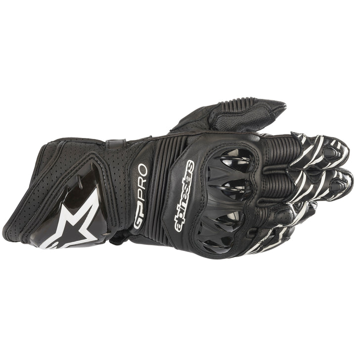 Alpinestars GP Pro RS3 Glove Black - Back of Hand View