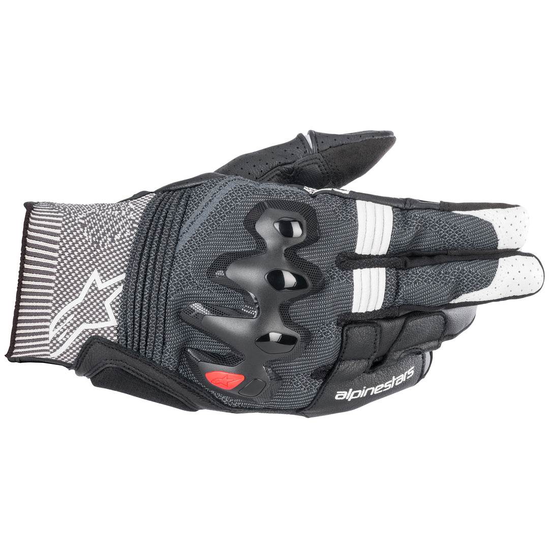 Alpinestars Morph Sport Gloves Black/White - Back of Hand View