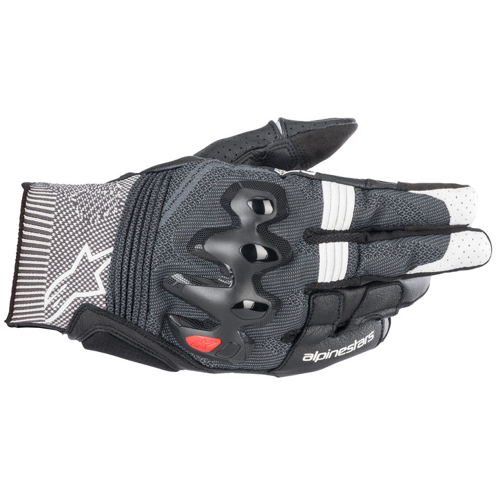 Alpinestars Morph Sport Gloves Black/White - Back of Hand View
