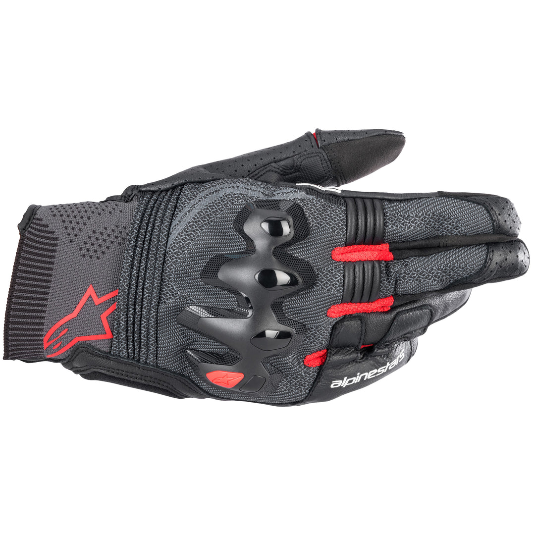 Alpinestars Morph Sport Gloves Black/Red - Back of Hand View
