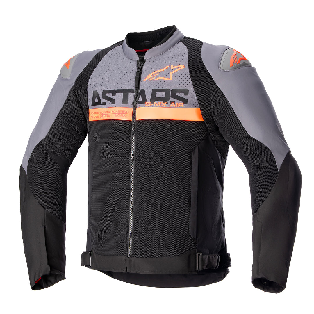Alpinestars SMX Air Jacket Gray/Black/Orange - Front View