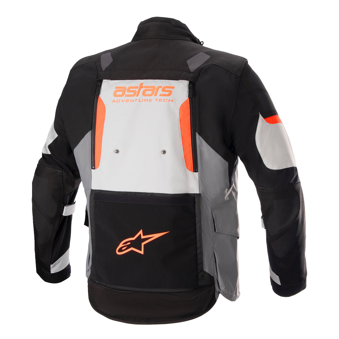 Alpinestars Halo Drystar Jacket Gray/Black - Rear View