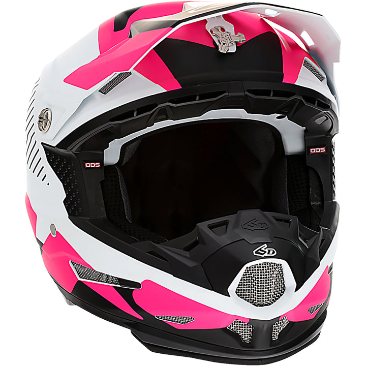 6D Helmets ATR-2 Fusion Helmet Neon Pink - Front Right Side View