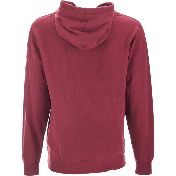 Fly Racing Corporate Zip Up Hoodie Burgundy/Black - Rear View
