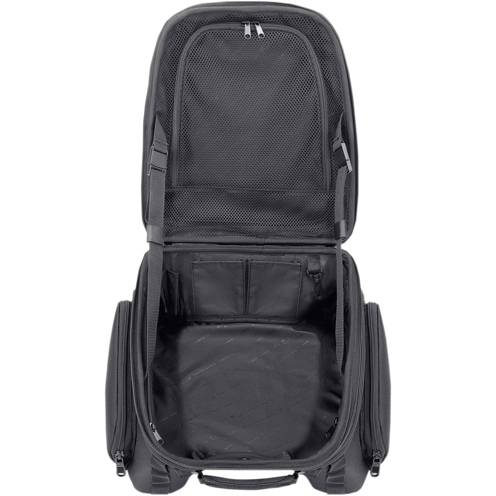 SADDLEMEN TS1450R Tactical Tunnel Bag - Top View with Open Lid