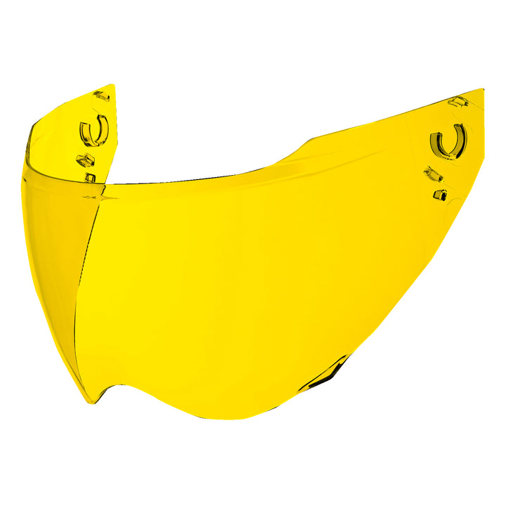 ICON Domain™ Helmet 22.06 Shield Yellow - Front Side View