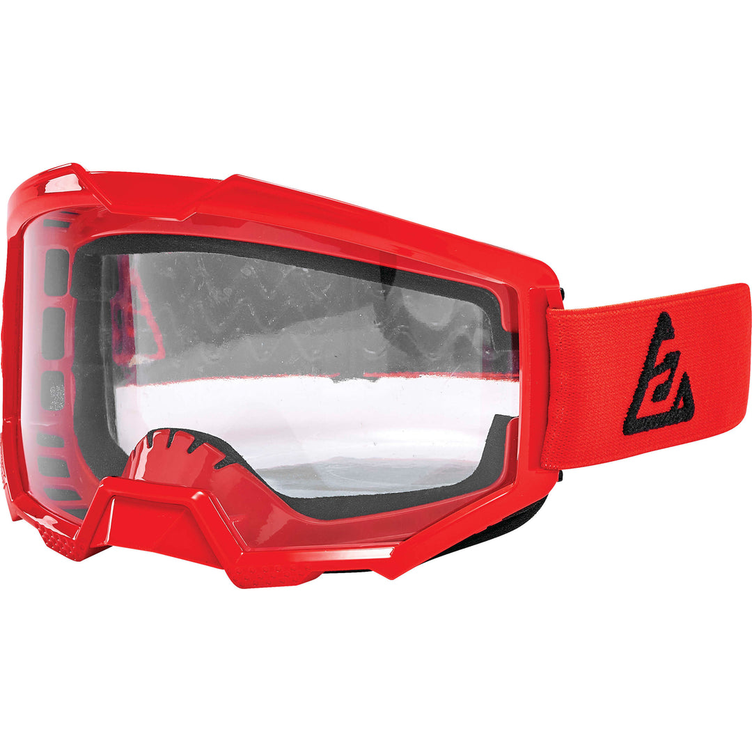 Answer Racing Apex 1 Goggle Red/Black - Front Side View