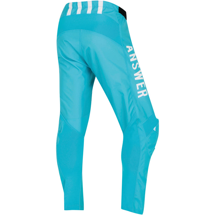 Answer Racing Youth Syncron Merge Pant Astana/White - Rear View